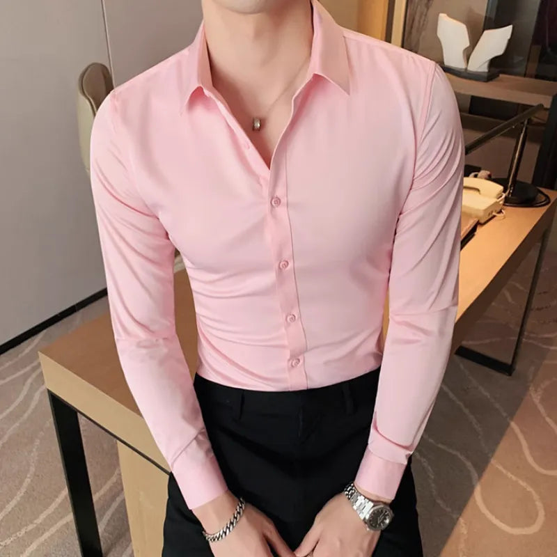 Camicia da uomo in misto cotone: eleganza e comfort per l'uso quotidiano