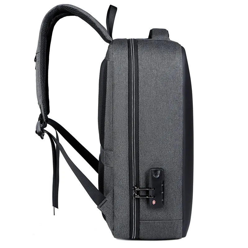 Zaino professionale – Elegante, con porta USB e lucchetto TSA