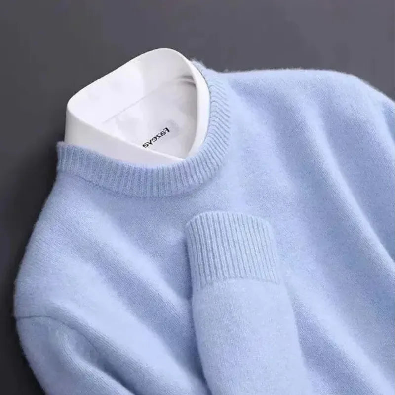 Maglione in lana da uomo - Stile minimalista ed elegante