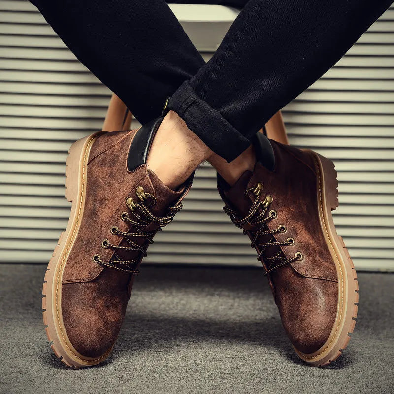 Stivali impermeabili da uomo - Design robusto per l'inverno