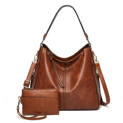 Borsa a tracolla da donna - Eleganza urbana in marrone