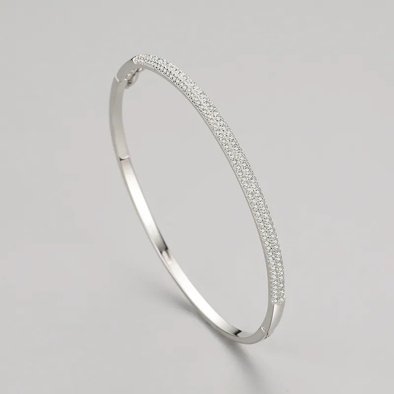 Bracciale da donna in argento 925 - Elegante design ovale