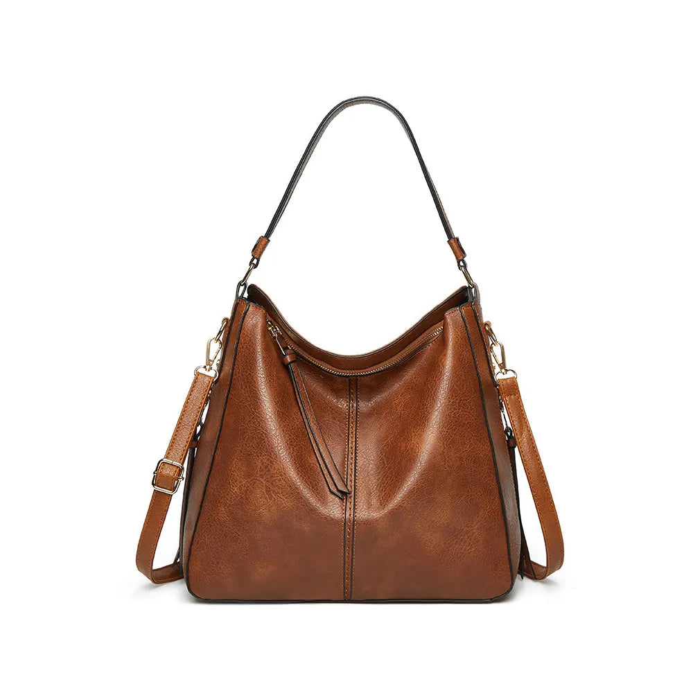 Borsa a tracolla da donna - Eleganza urbana in marrone