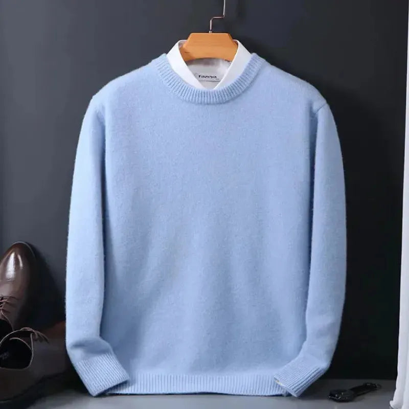 Maglione in lana da uomo - Stile minimalista ed elegante