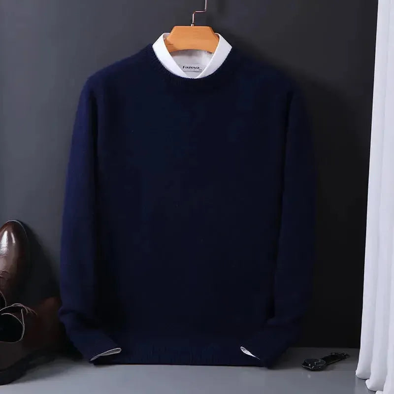 Maglione in lana da uomo - Stile minimalista ed elegante