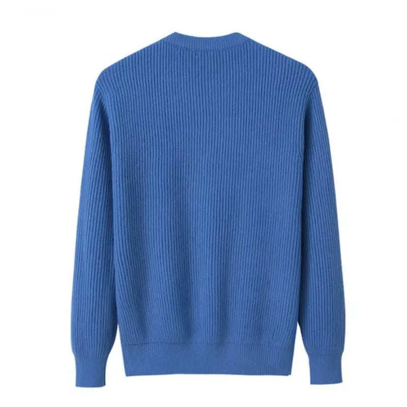 Maglione minimalista da uomo - Maglia girocollo morbida
